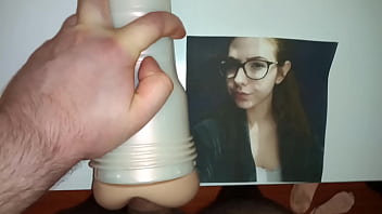 Cum tribute to Miriam by fucking her in the ass as she deserves and shooting my cum on her face and glasses