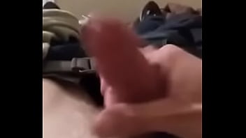 Solo jerk and cum