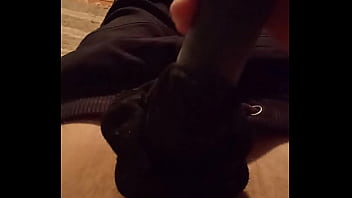 Vacuuming cum out of twink cock