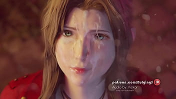 ff7 remake Aerith gets a massive facial (with sound)