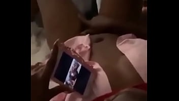 watching porn on phone and masturbating