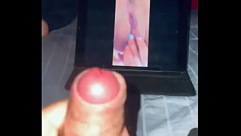 Cumming on a sexy video