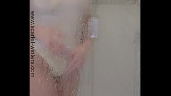 Superhot Teacher Playing Herself on the Shower