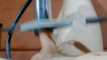 Adapt penis pump with masturbation sleeve toy, amazing suction!