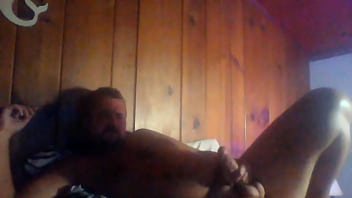 hip thrusts for a fan on webcam - cam model - super thick cock - sirchrisx9