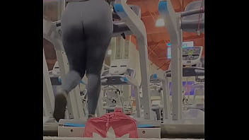 Gym candid big ass