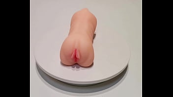 Lifelike silicone 2 in 1 mouth vaginal masturbator