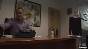 Boss Alec Steele watches as Charlie Snake fucks Luke James