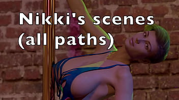 The Visit - Nikki'_s scenes (all paths)