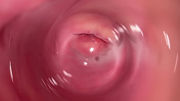 Internal camera inside tight creamy Vagina, Dick'_s POV